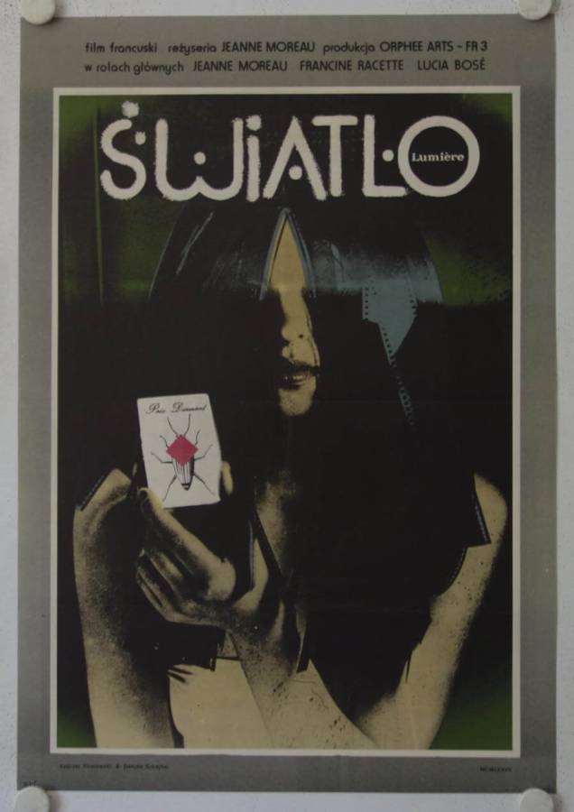 Im Scheinwerferlicht originales polnisches Filmplakat